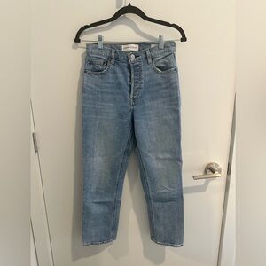 ARITZIA DENIM FORUM - ARLO HIGH RISE STRAIGHT LEG 26L